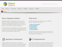 Tablet Screenshot of capsquaresys.com